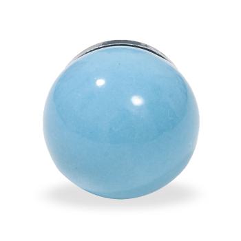 Knauf Ball einfarbig hellblau